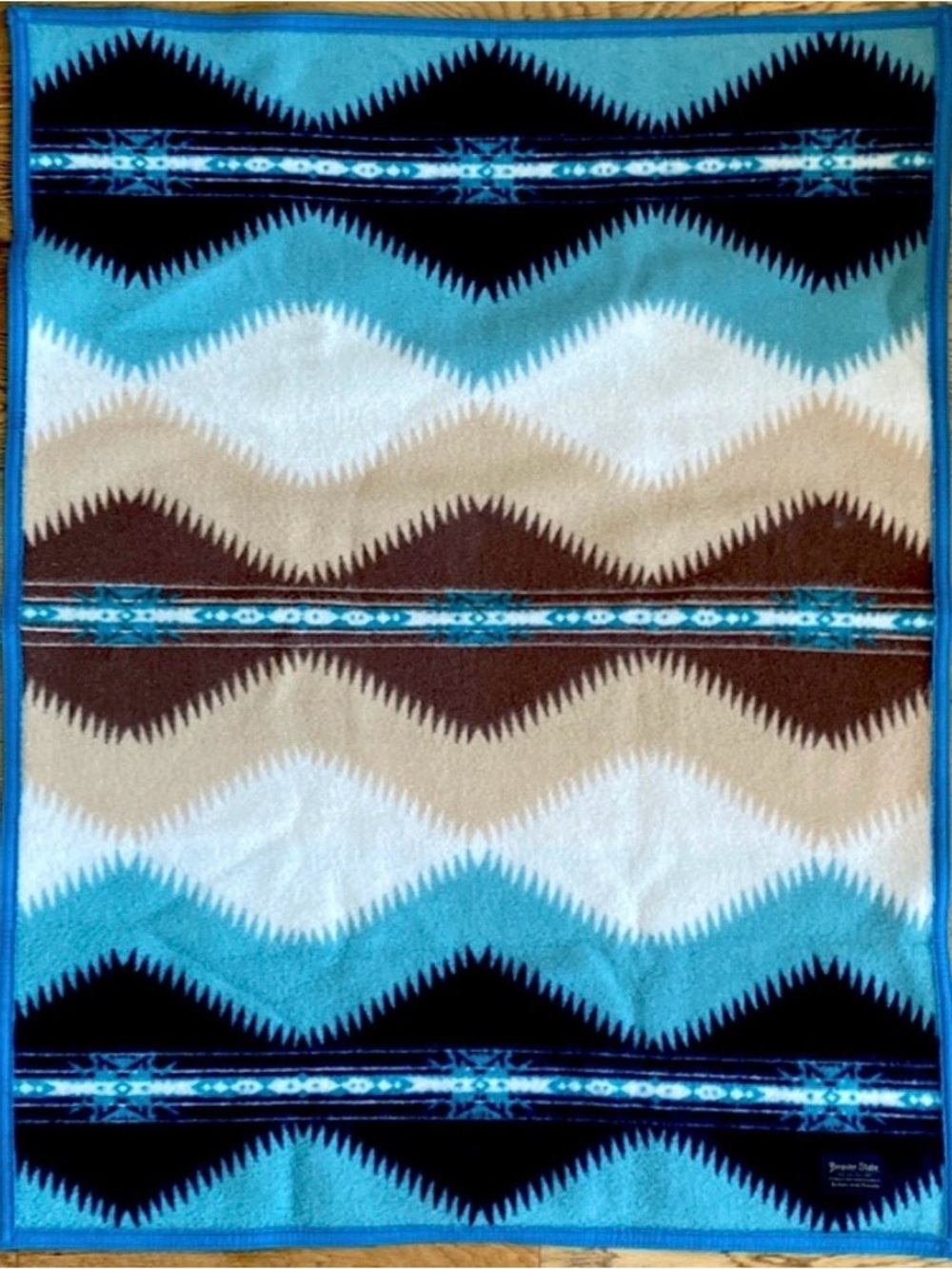Soft Pendleton Saguaro Muchacho Baby Blanket (82% pure virgin wool, 18% cotton)